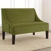 Velvet Settee Loveseat
