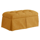 Tufted Regal Upholstered Storage Bench