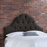 Arch Tufted Linen Headboard