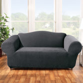 Stretch Stone Loveseat Slipcover