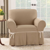 Cotton Duck Club Chair Slipcover