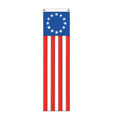 Patriotic Colonial 13-Star Vertical Flag