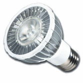 8W LED PAR20-100-240V, 480 Lumens, Warm