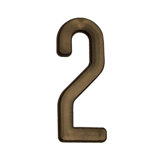 4" Address Light in Black (number 2)
