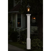 Madison Lamp Post in White