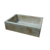 Farmhouse Concrete Sink in Bennington Grey