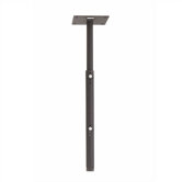 8" Ceiling Plate with Adjustable 1.5" NPT Column in Black
