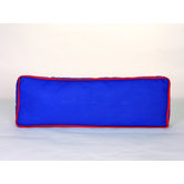 Seitenkissen in Blau / Rot