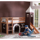 Spielbett "Alex Burg" mit Rutsche und Turm