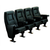 Contour Row of Four Rocker Home Theater Chairs