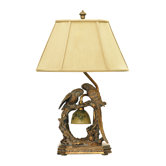 Twin Parrots Table Lamp