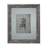 Picture Frame with Antique Chair Print