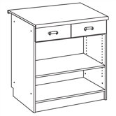 Vision Series Two-Drawer Unit