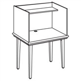 Vision Series Computer Study Carrel