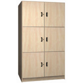 Solid Melamine Door Music Storage: 3 Equal Compartments with 48" W