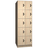 Solid Melamine Door Music Storage: 10 Compartments