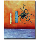 'Writing On The Wall' Contemporary Canvas Art