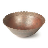Braided Laurel Copper Vessel Sink