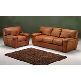 Prescott Leather Living Room Set