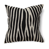 African Mod Kenya Embroidered Stripe Pillow