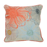 Seafarer Linen Blossom Accent Pillow