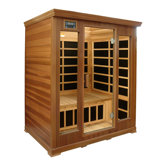 3-Person Luxury Cedar Infrared Sauna