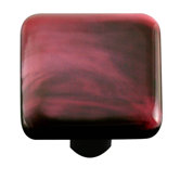 Swirl Cabinet Knob in Dark Cranberry
