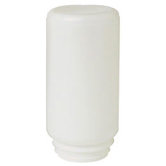 Screw On Plastic Jar Poultry Feeder in White - 1 Quart