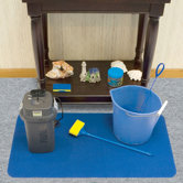 Aquarium Spill Mat in Blue