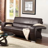Nova Leatherette Sofa