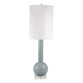 Long Neck Table Lamp in Grey