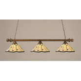 3 Light Round Kitchen Island Pendant