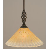 Elegant&eacute; 1 Light Mini Pendant