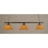 3 Light Square Kitchen Island Pendant