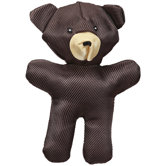 Crackle Heads Canvas Bear Dog Toy