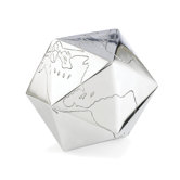 Globino Paperweight in Chrome