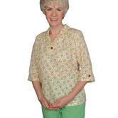 Women's Open Back Snap Blouse