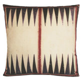 Backgammon Gameboard Decorative Pillow