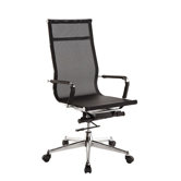 High-Back Pantera Metal and Nylon Office Chair