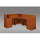 Belmont Right Reception "L" Desk with 6 Drawers