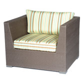 Carmel Deep Seating Arm Chair with Cushions