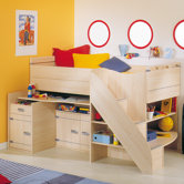 Skipper Compact High Sleeper Bed and Desk Set