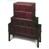 Library Style 15 Drawer Multimedia Cabinet