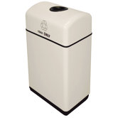 16 Gallon Single Opening Fiberglass Recycling Container