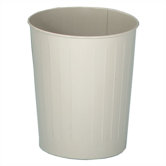 Three Pack of Metal Series 12.5 Gallon Round Waste Baskets