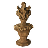 Flaming Belgian Statue