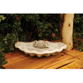 Shell Birdbath