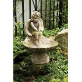 Meditating Birdbath