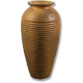 Mediterranean Ribbed Round Urn Planter