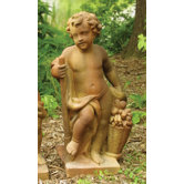 Harvest Cherub Statue